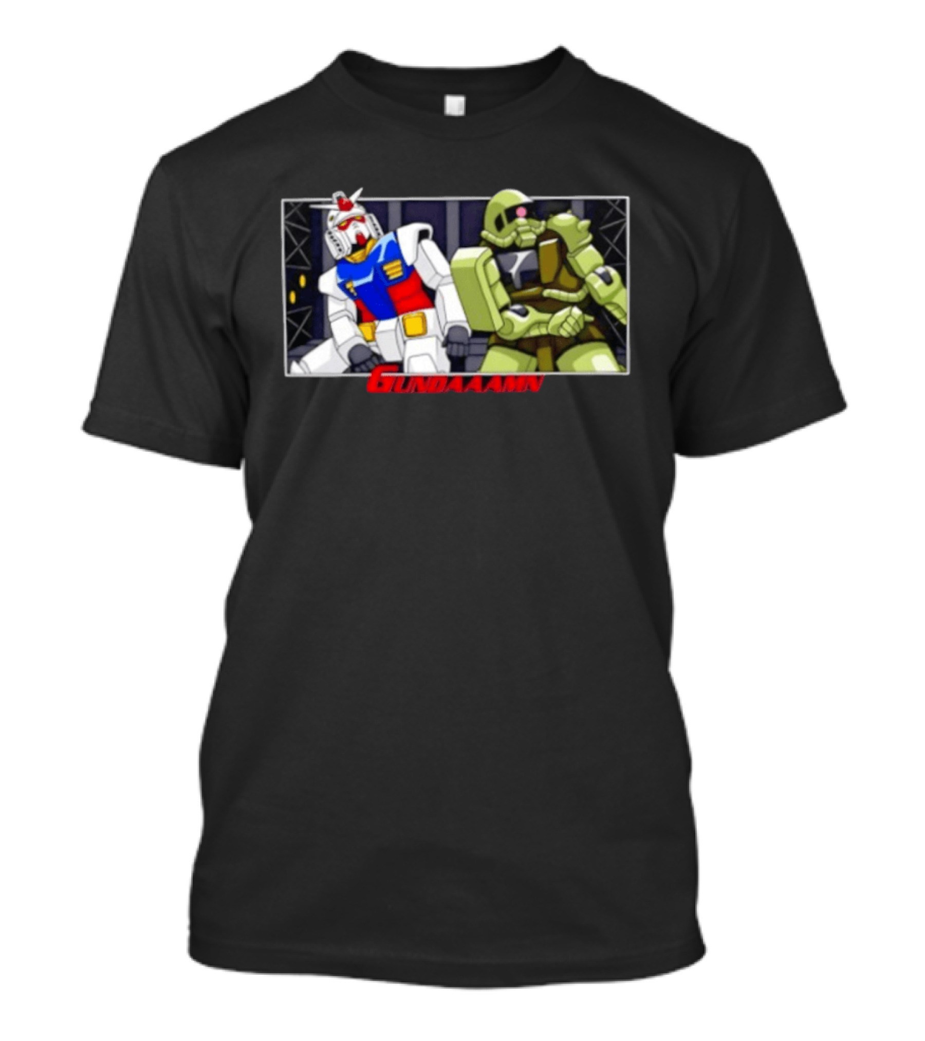 Gundaaamn Robots Anime Mecha Showdown T-Shirt