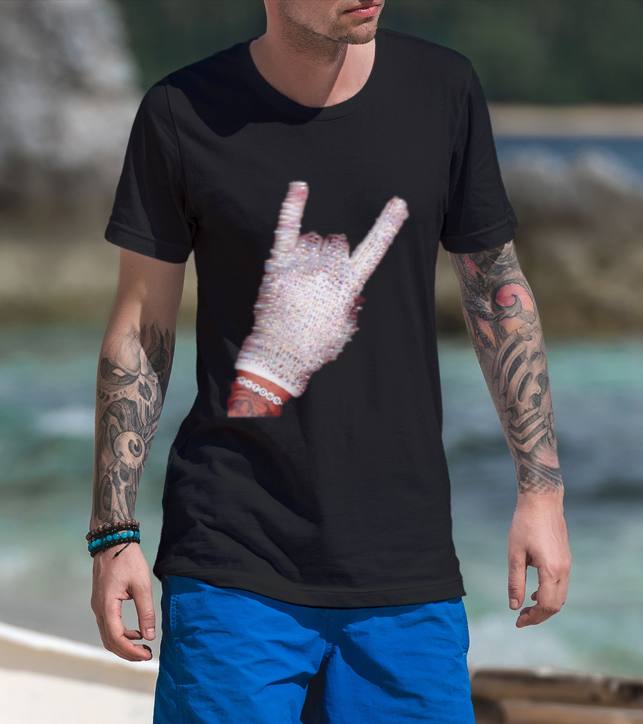 Houston Texans Drake Iceman New Album H Town Glove T-Shirt