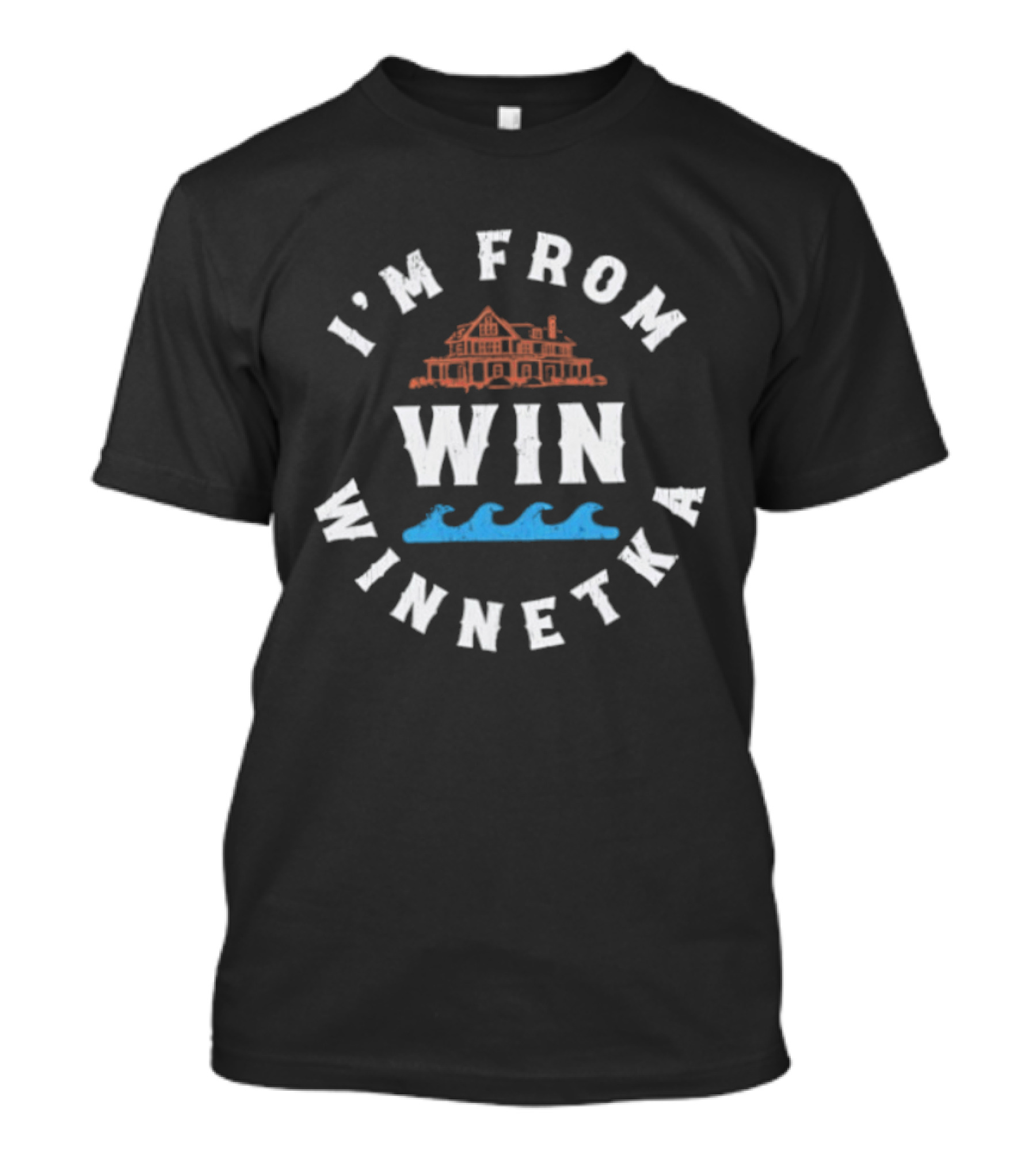 I'm From Winnetka Win Waves House Art Johnny Hilbrant T-Shirt