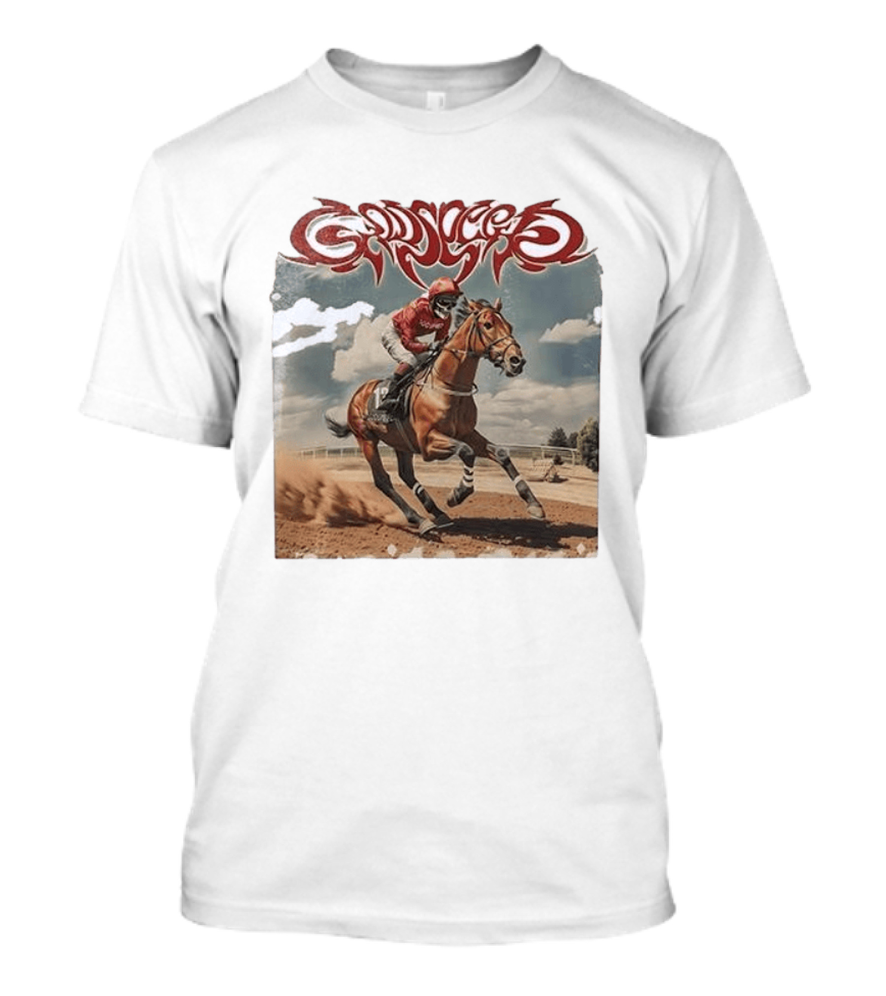 Godspeed Thoroughbred Racing Out Of Many One Bone T-Shirt