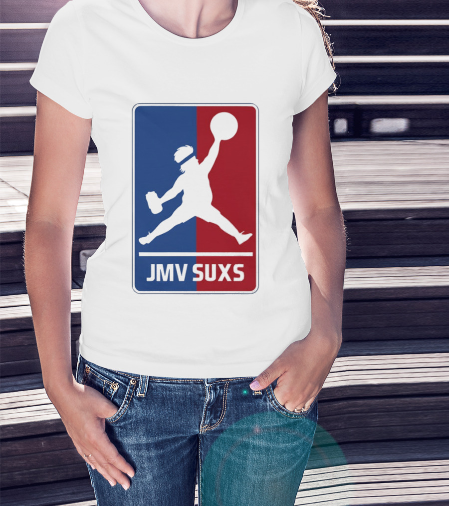 JMV SUXS MLB Jumpman Overweight Baseball Pitcher T-Shirt