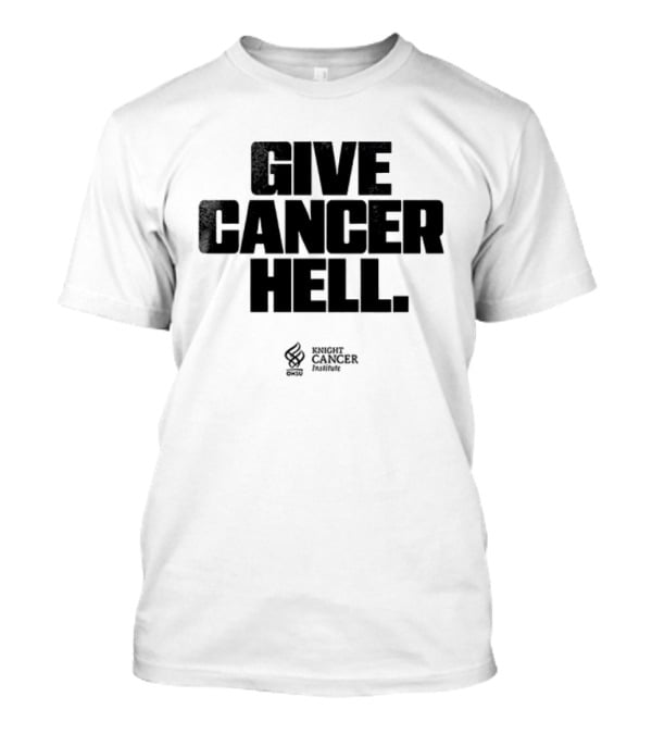 Oregon Ducks Fight Give Cancer Hell Cancer Research Institute T-Shirt