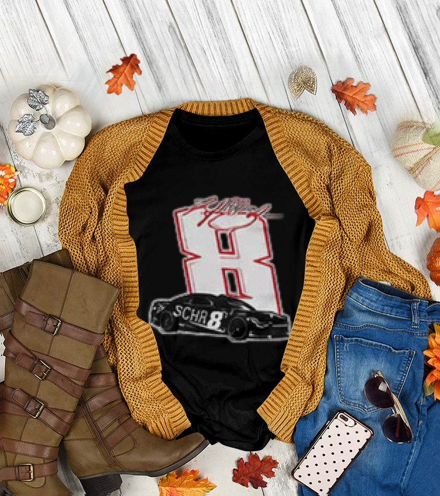 Because You Never Know When The Last One Is Kyle Busch Number 8 NASCAR Schrader Racing T-Shirt