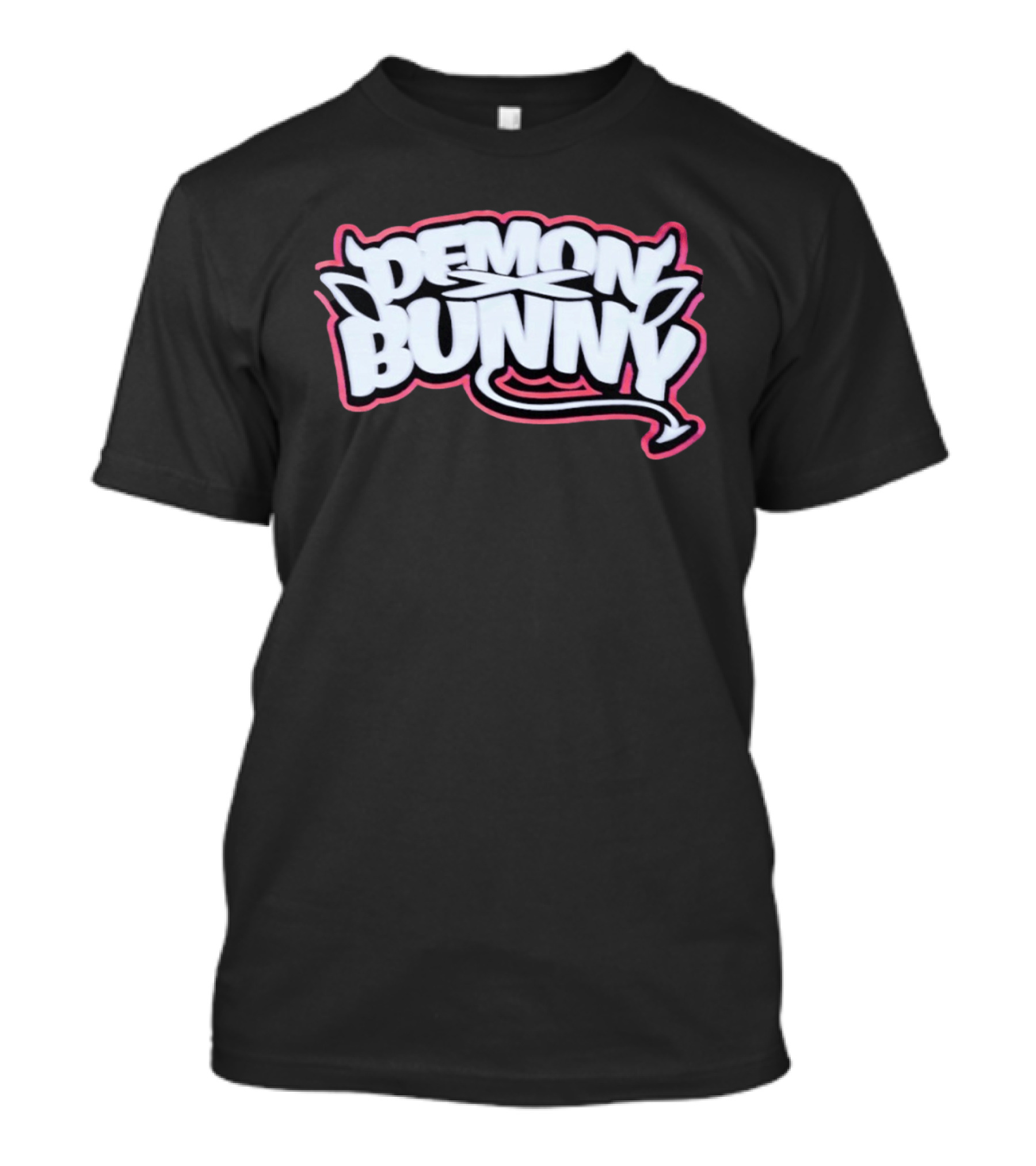 Demon Bunny Devil Horns Tail T-Shirt