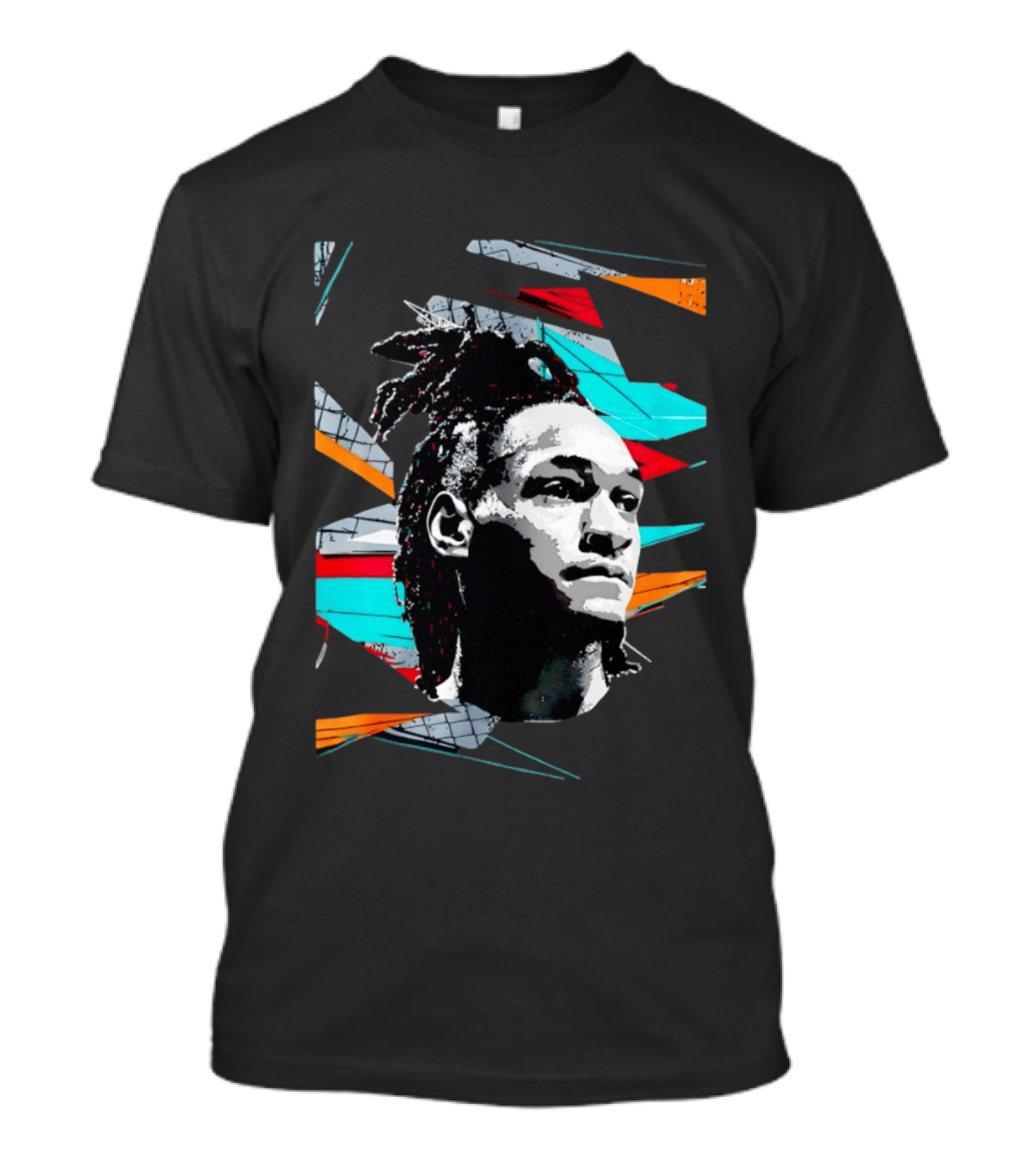 Derrick White San Antonio Spurs Player Colorful Pop T-Shirt
