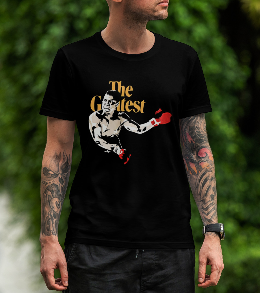 The Greatest Muhammad Ali Red Gloves Boxer T-Shirt