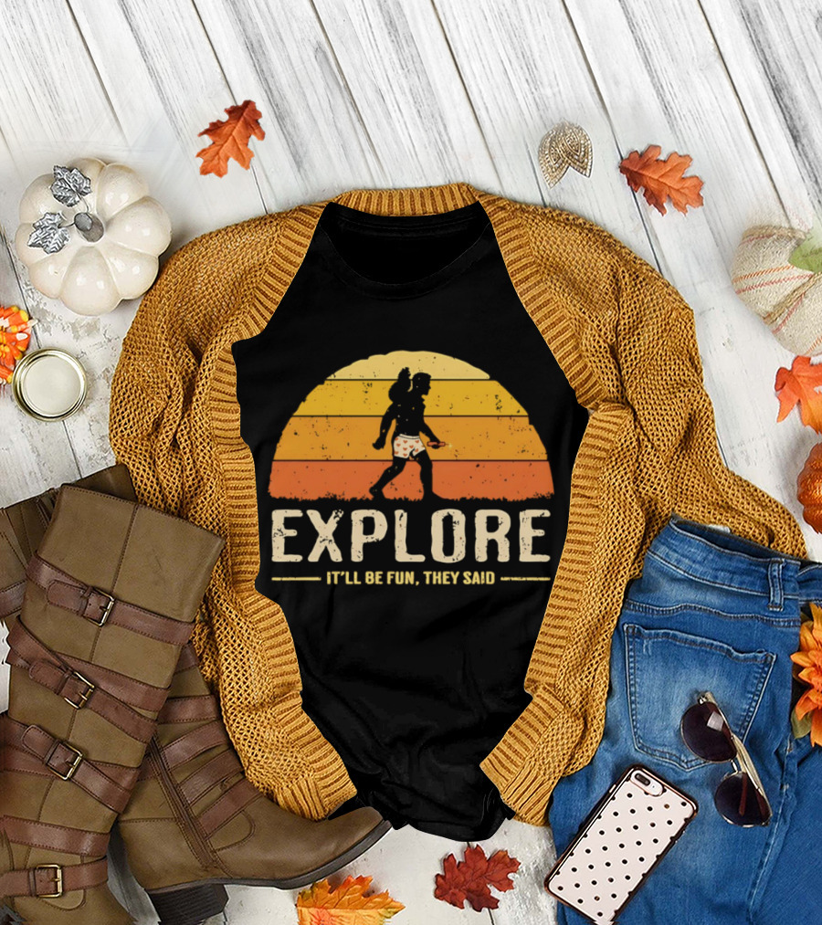 Explore It'll Be Fun They Said Dungeon Crawler Carl and Princess Donut Adventure T-Shirt