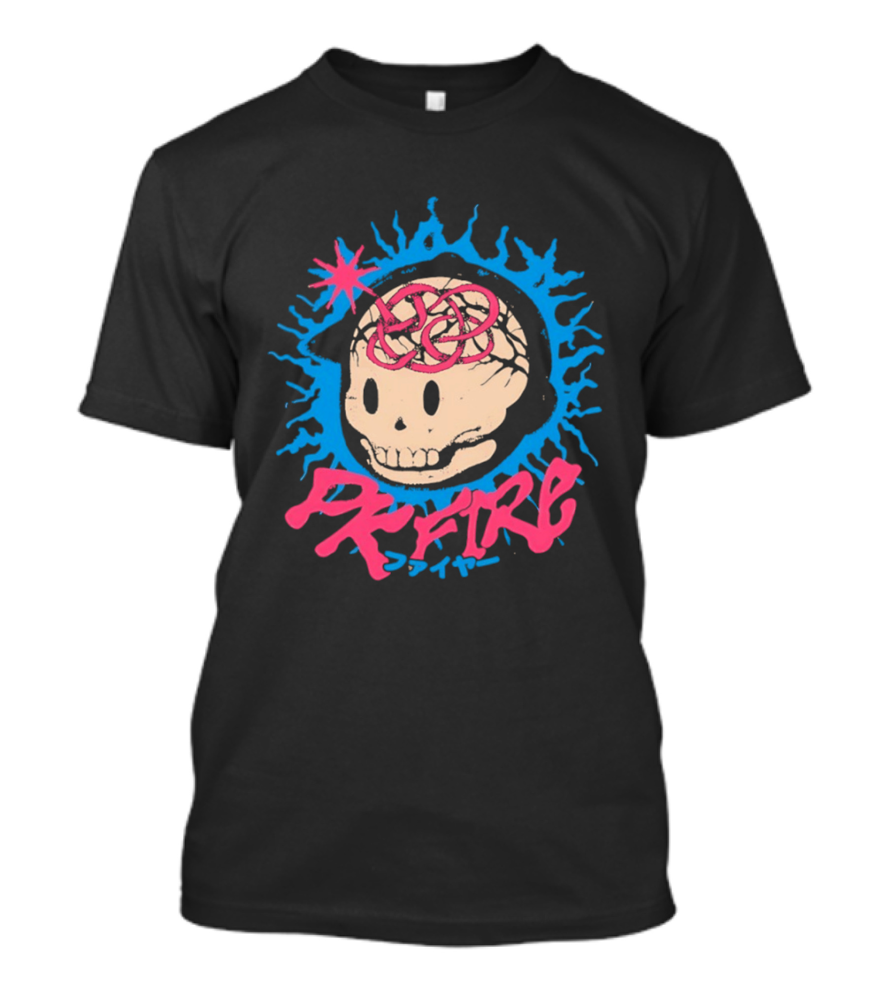 PK Fire Skull Art EarthBound Ness T-Shirt