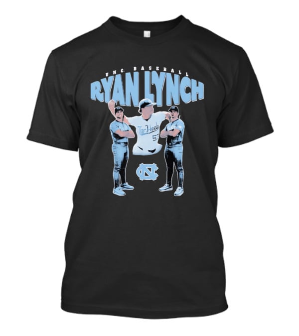 UNC Baseball Ryan Lynch Tar Heels 52 T-Shirt