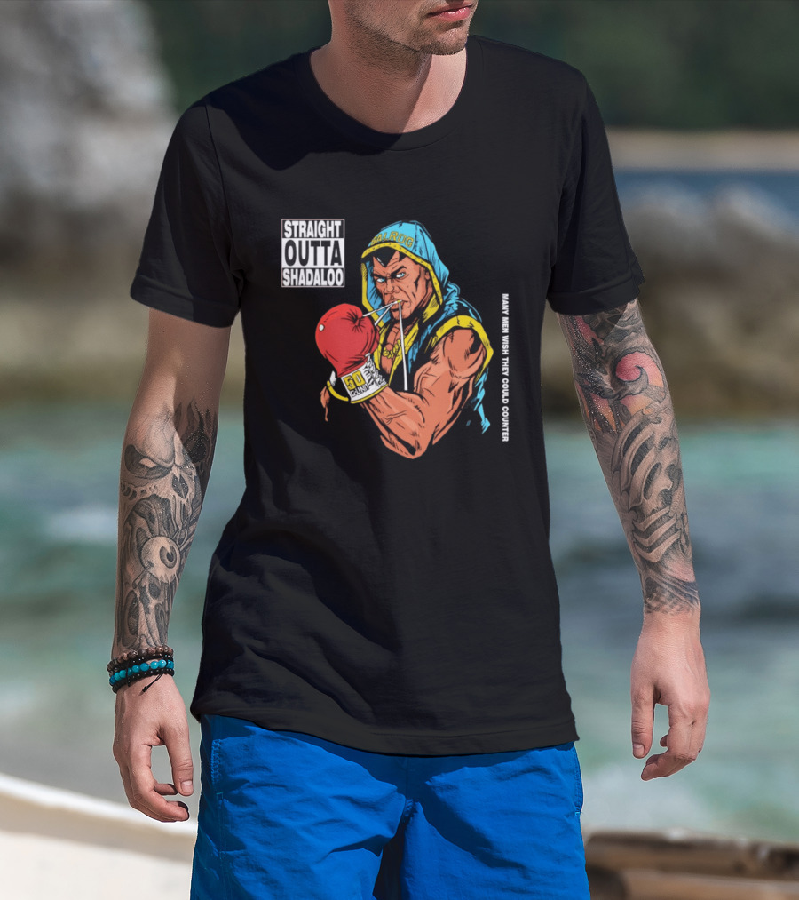 Straight Outta Shadaloo Balrog Boxer Many Men Wish They Could Counter 50 GUNZ T-Shirt