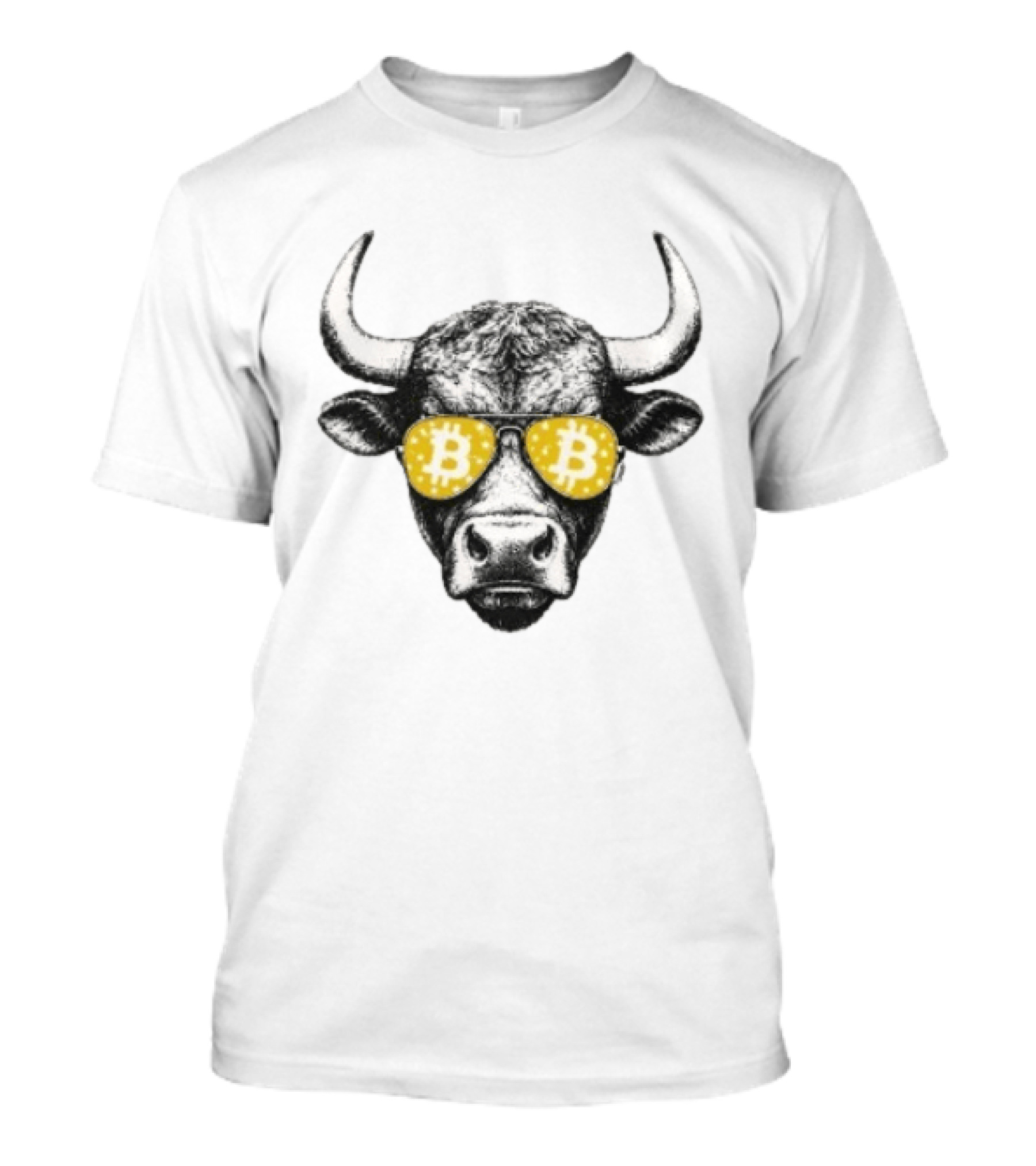 Bitcoin Is For The Bulls Cryptocurrency Enthusiast T-Shirt