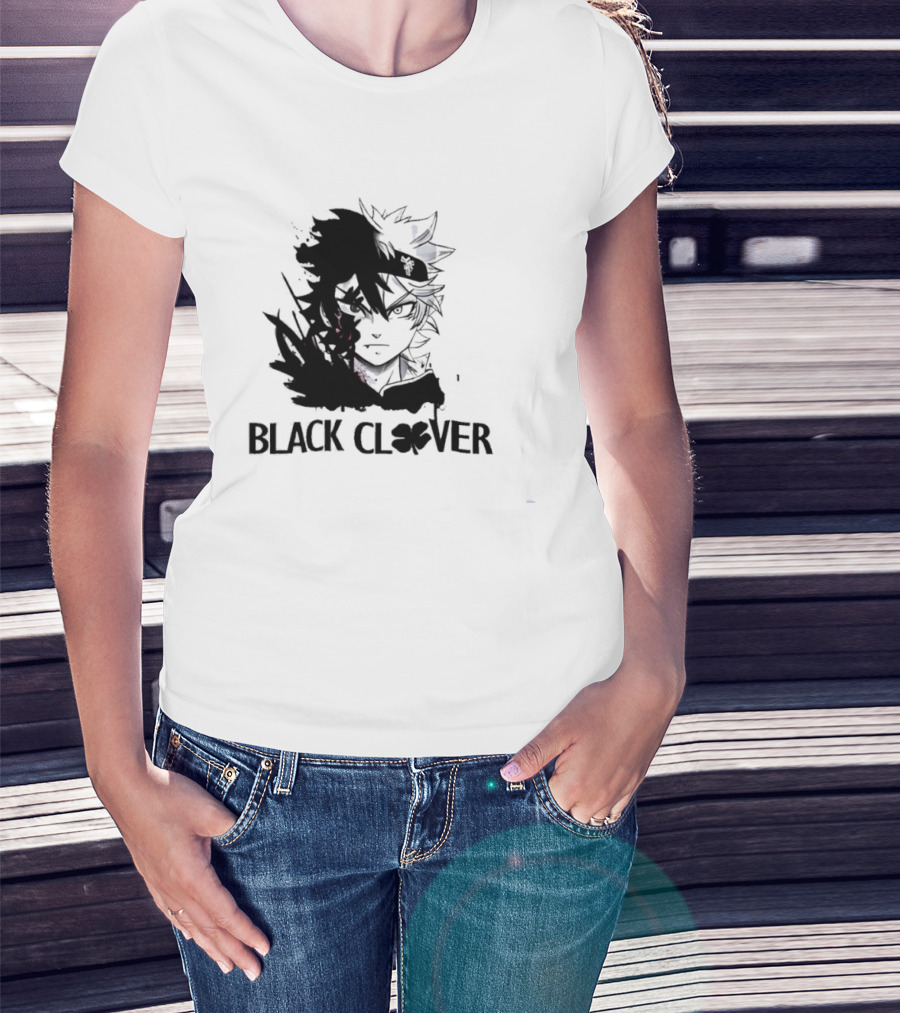 Black Clover Asta Split Demon Form Never Give Up Anime Manga 2026 Future Arc T-Shirt
