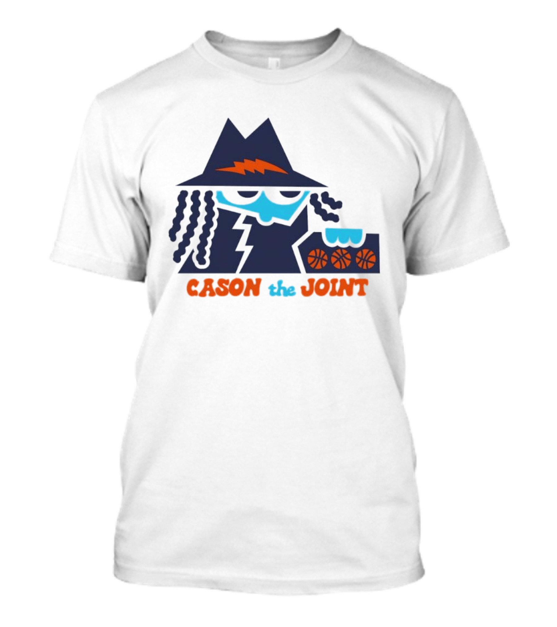 Cason The Joint Lightning Bolt Hat Basketball Trio T-Shirt