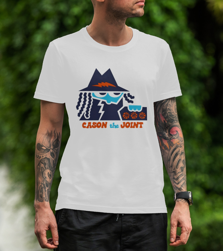 Cason The Joint Lightning Bolt Hat Basketball Trio T-Shirt