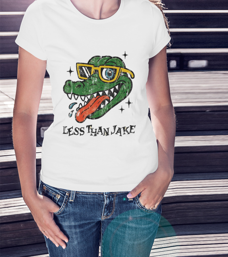 Less Than Jake Sunglasses Alligator T-Shirt