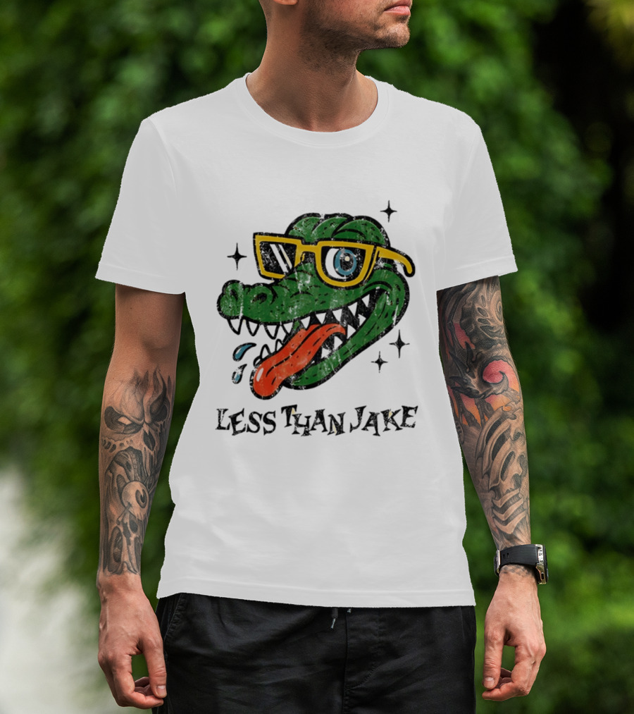 Less Than Jake Sunglasses Alligator T-Shirt