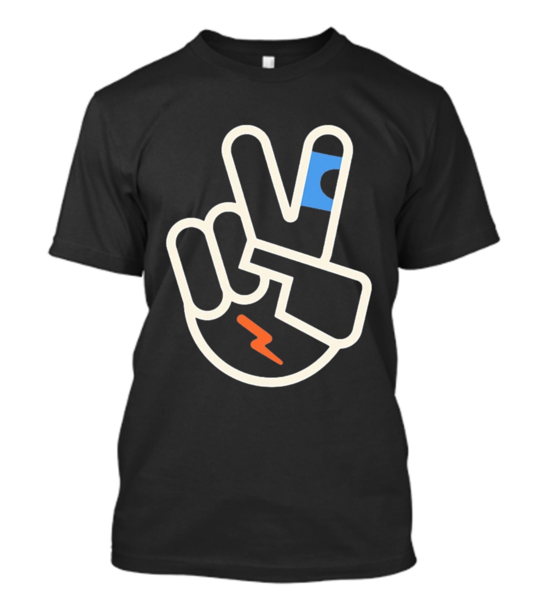 OKC Thunder Shai Gilgeous Alexander Peace Sign Celebration T-Shirt