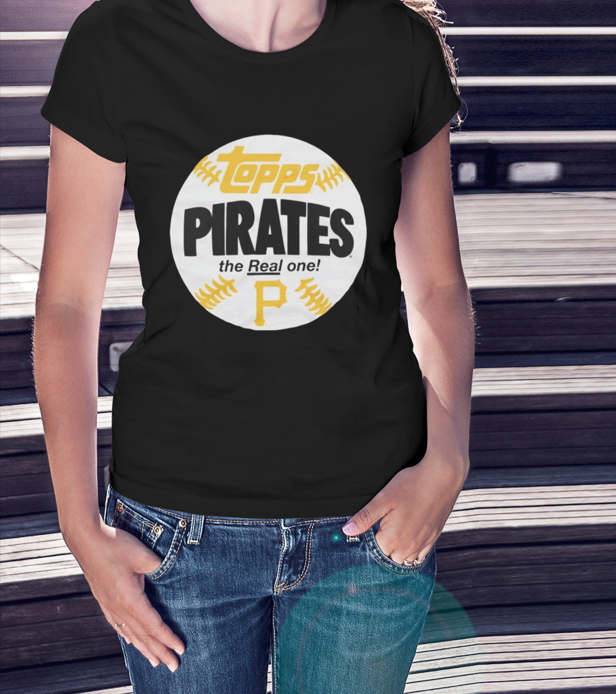 Topps Pirates The Real One MLB Pittsburgh Baseball T-Shirt