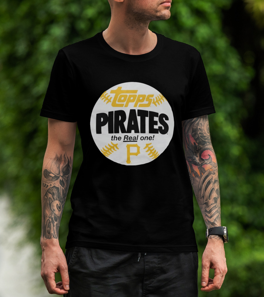 Topps Pirates The Real One MLB Pittsburgh Baseball T-Shirt