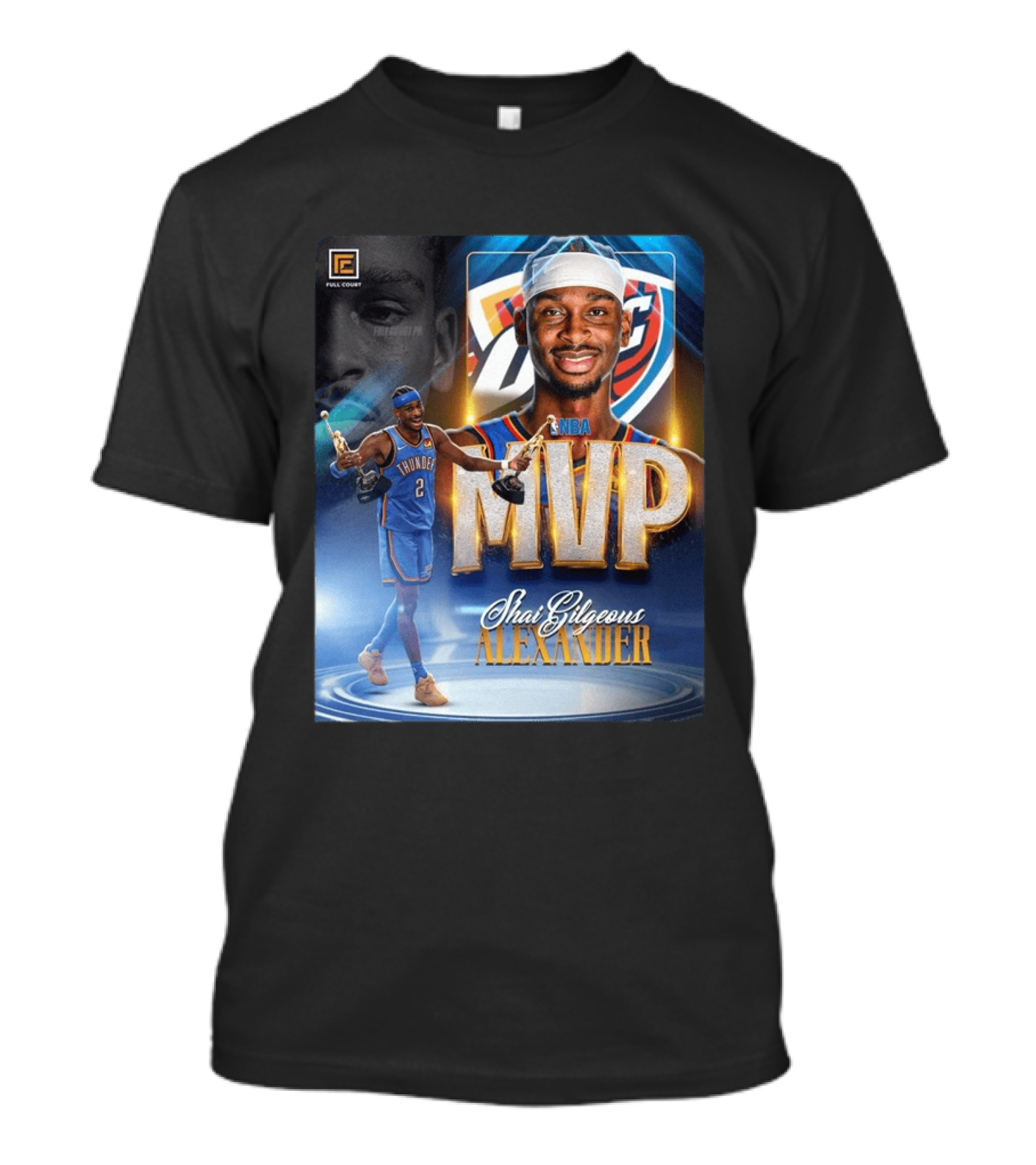 Shai Gilgeous Alexander MVP NBA 2024 Oklahoma City Thunder T-Shirt