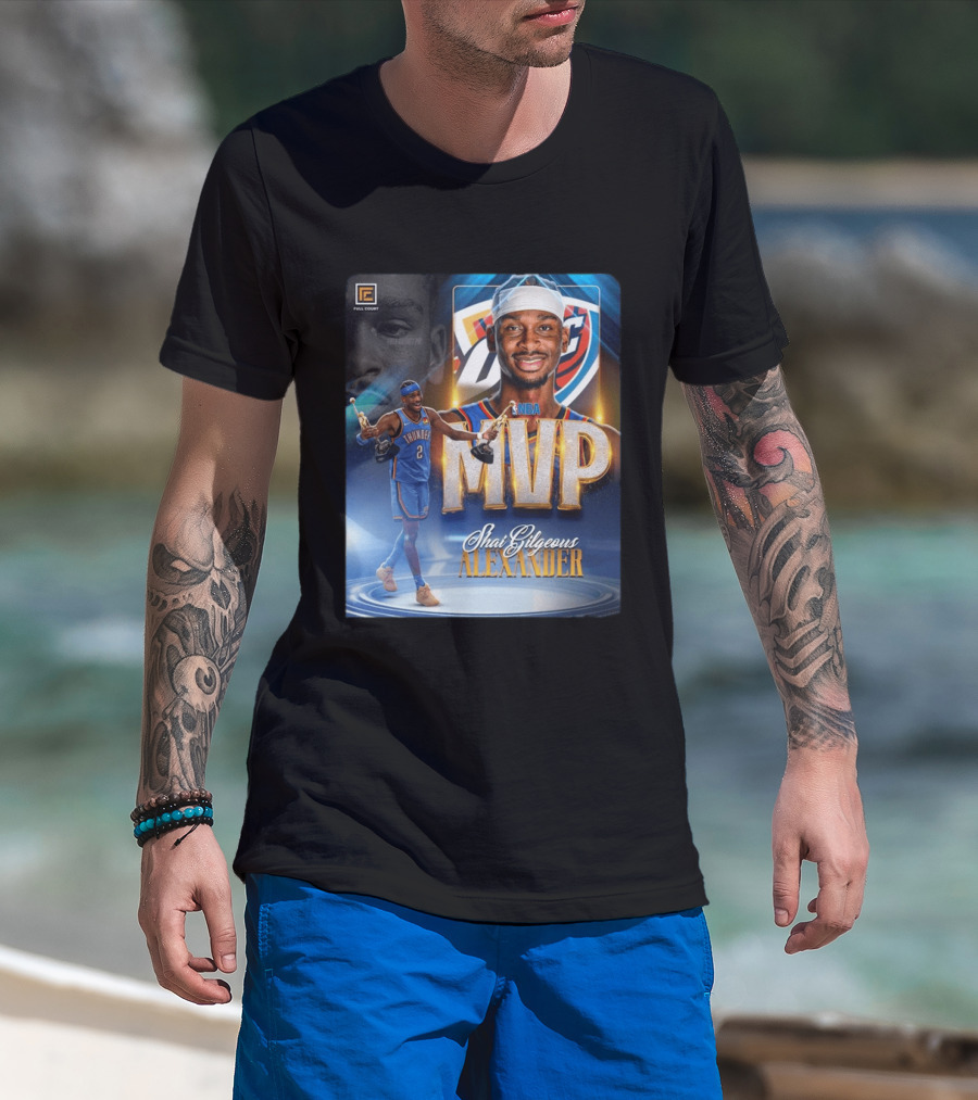 Shai Gilgeous Alexander MVP NBA 2024 Oklahoma City Thunder T-Shirt