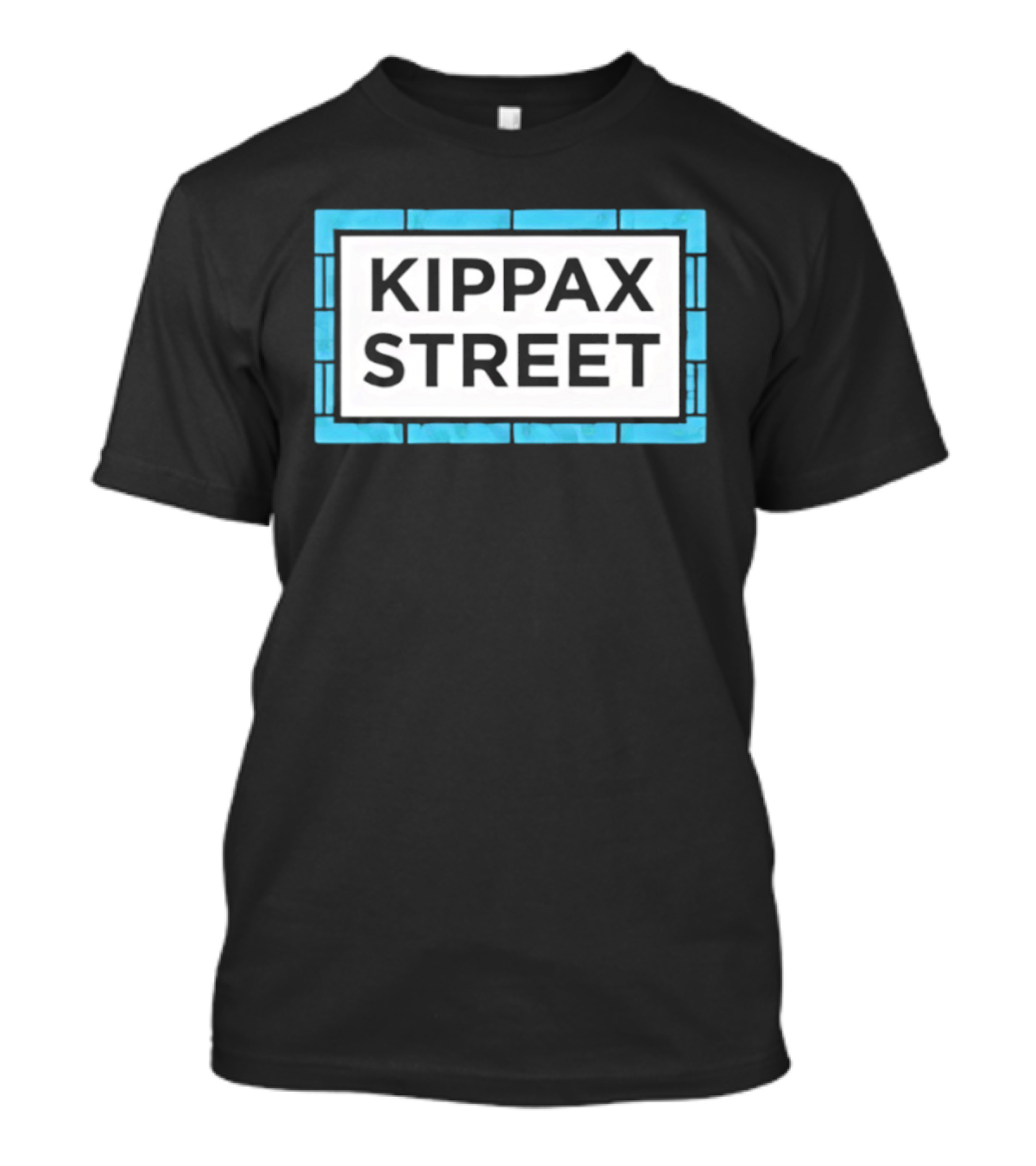 Kippax Street Sign Blue Brick T-Shirt