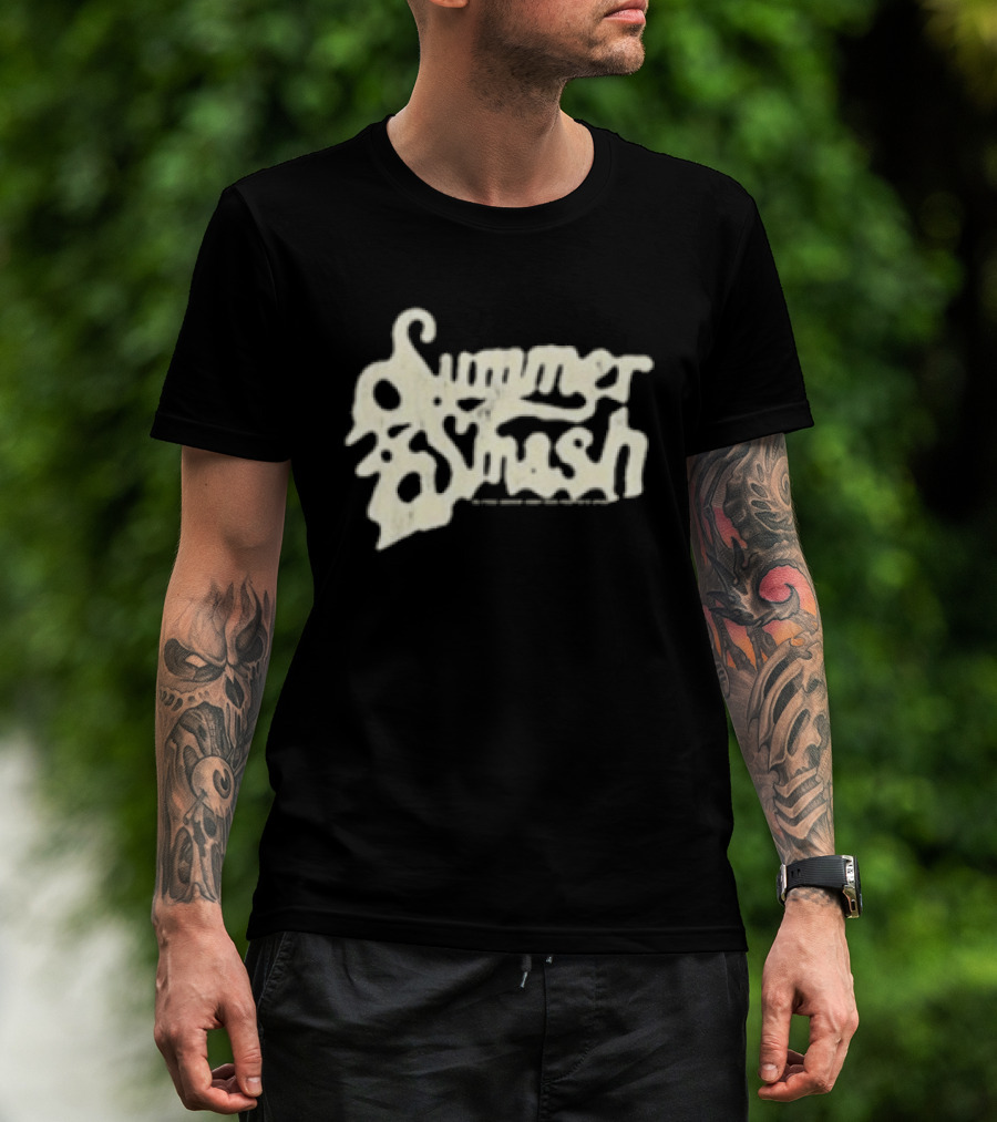 Summer Smash Festival Lineup 2026 Paint Splatter T-Shirt