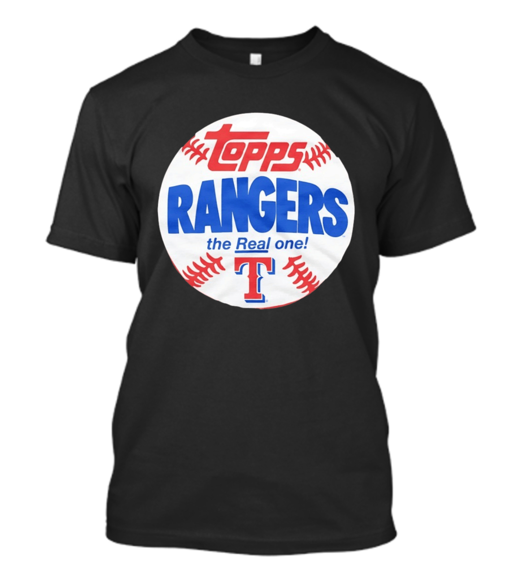 Texas Rangers Topps Baseball The Real One T-Shirt
