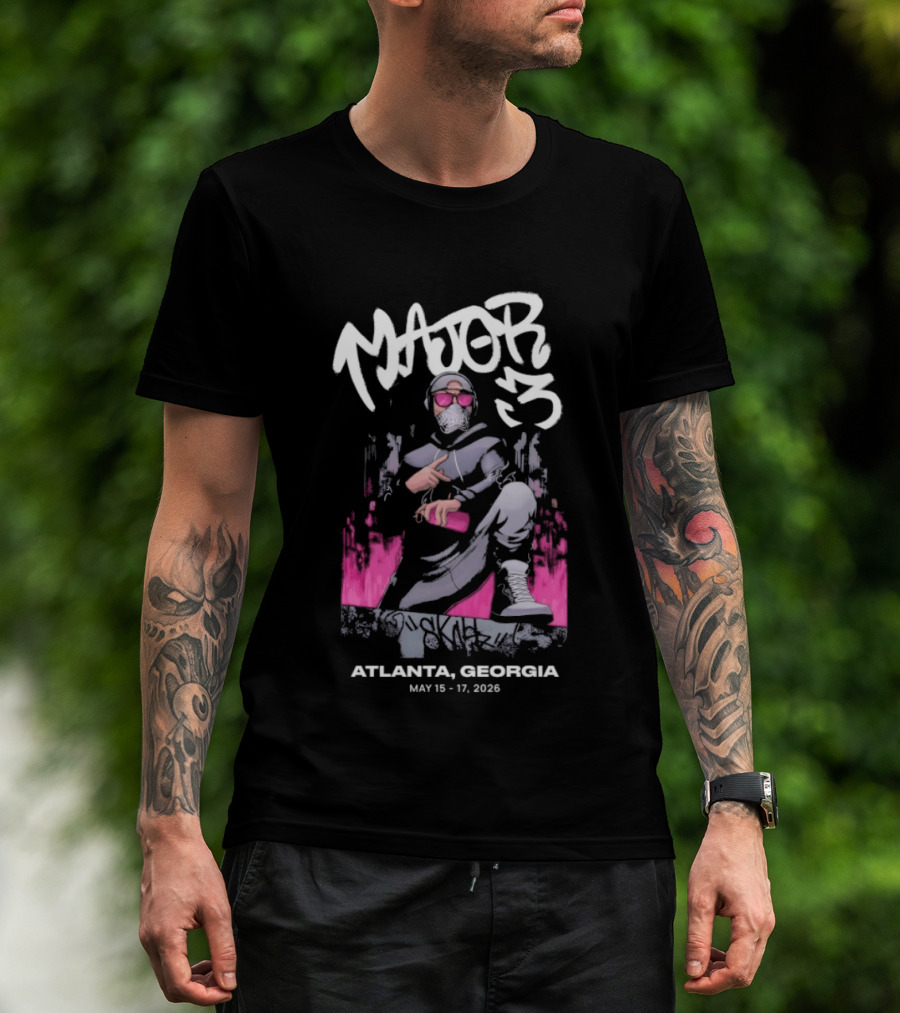 Major 3 Atlanta Georgia May 16 17 2026 Street T-Shirt