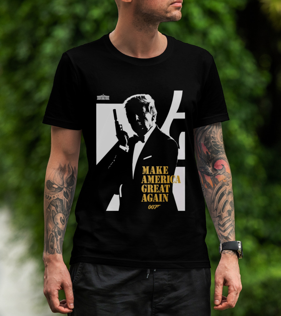 Trump 007 Make America Great Again Bond T-Shirt