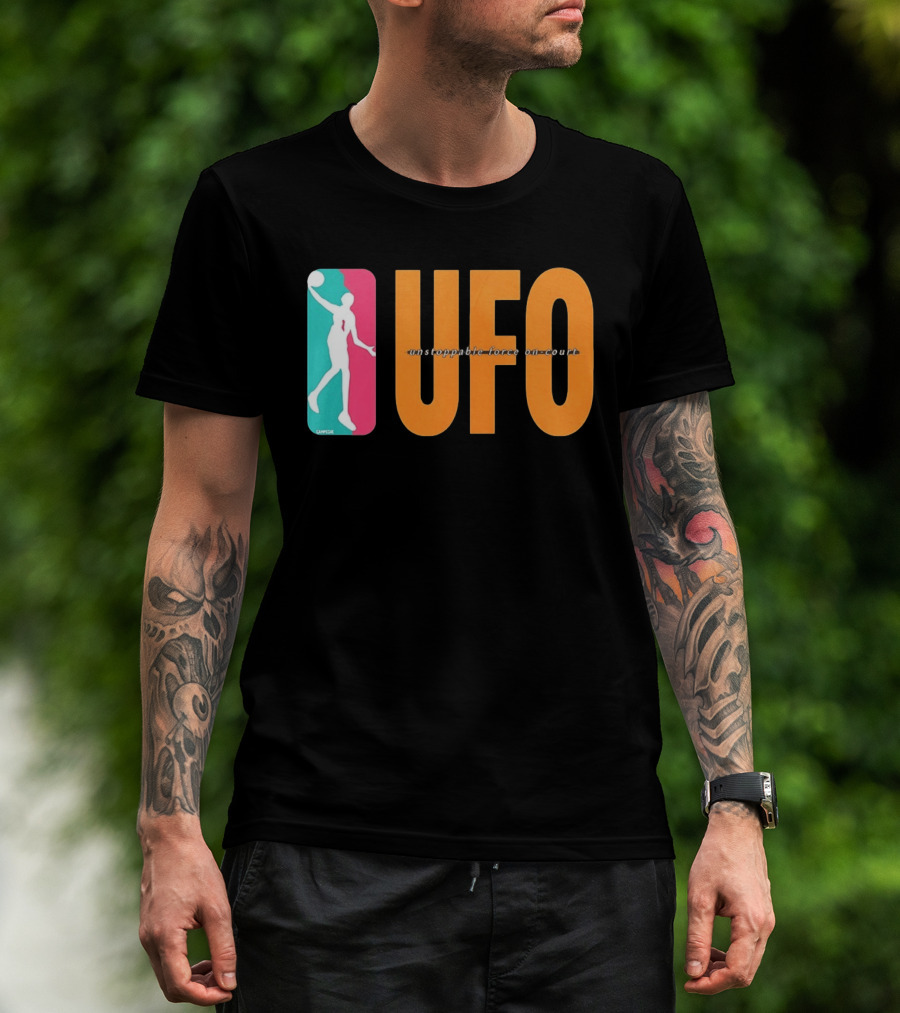 UFO Unstoppable Force On Court San Antonio Spurs T-Shirt