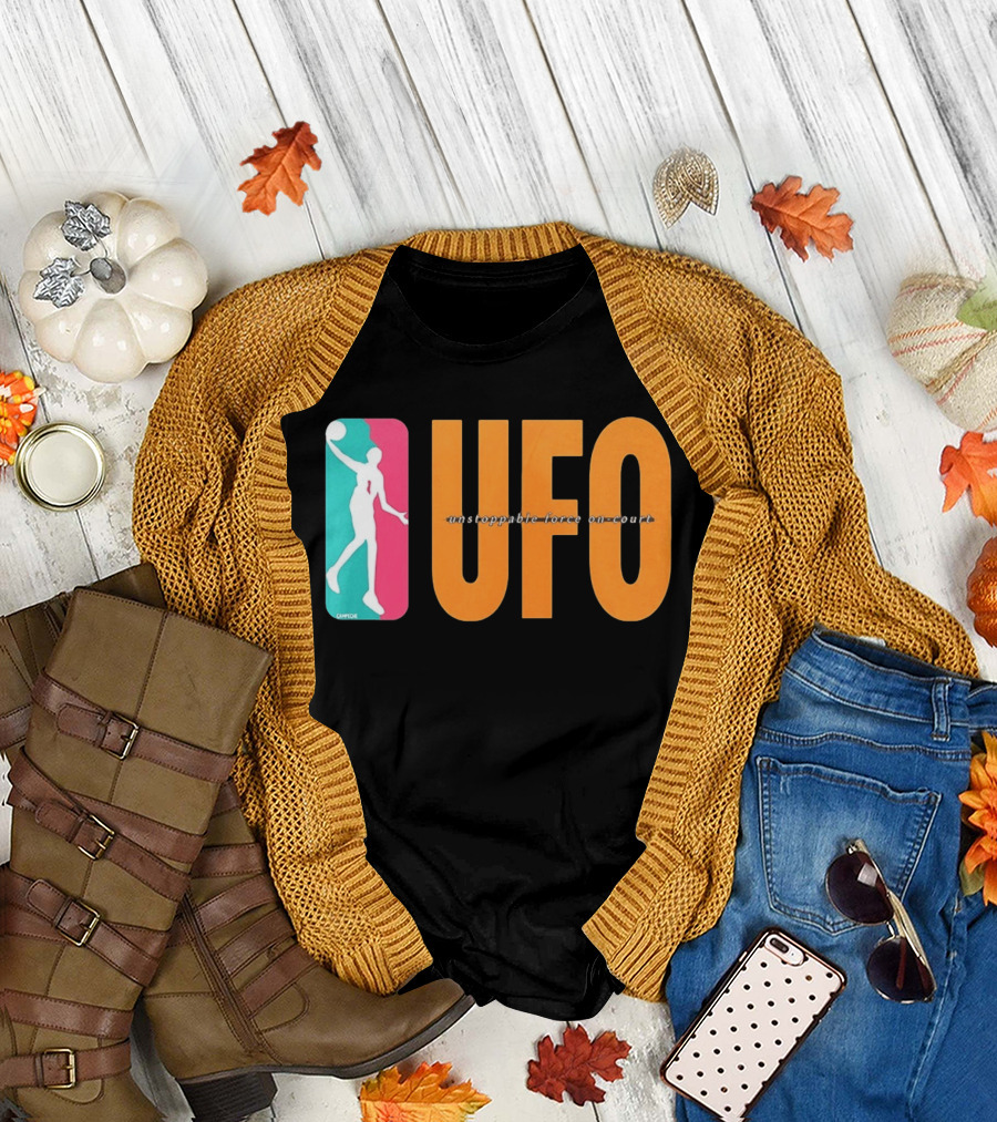 UFO Unstoppable Force on Court San Antonio Spurs T-Shirt