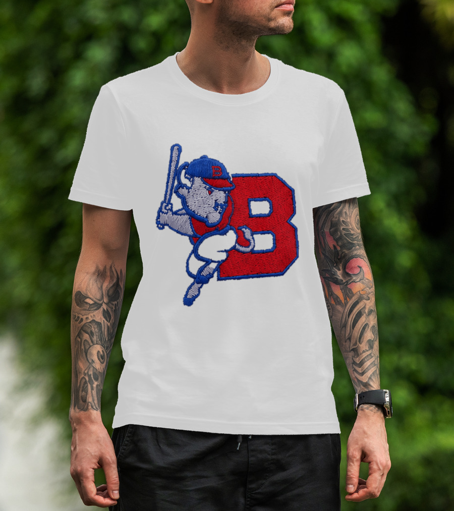 2026 Buffalo Bisons Big League Chew B Logo Baseball Bat Hitting Buffalo Embroidery Hat T-Shirt