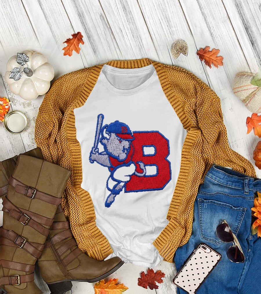 2026 Buffalo Bisons Big League Chew B Logo Baseball Bat Hitting Buffalo Embroidery Hat T-Shirt