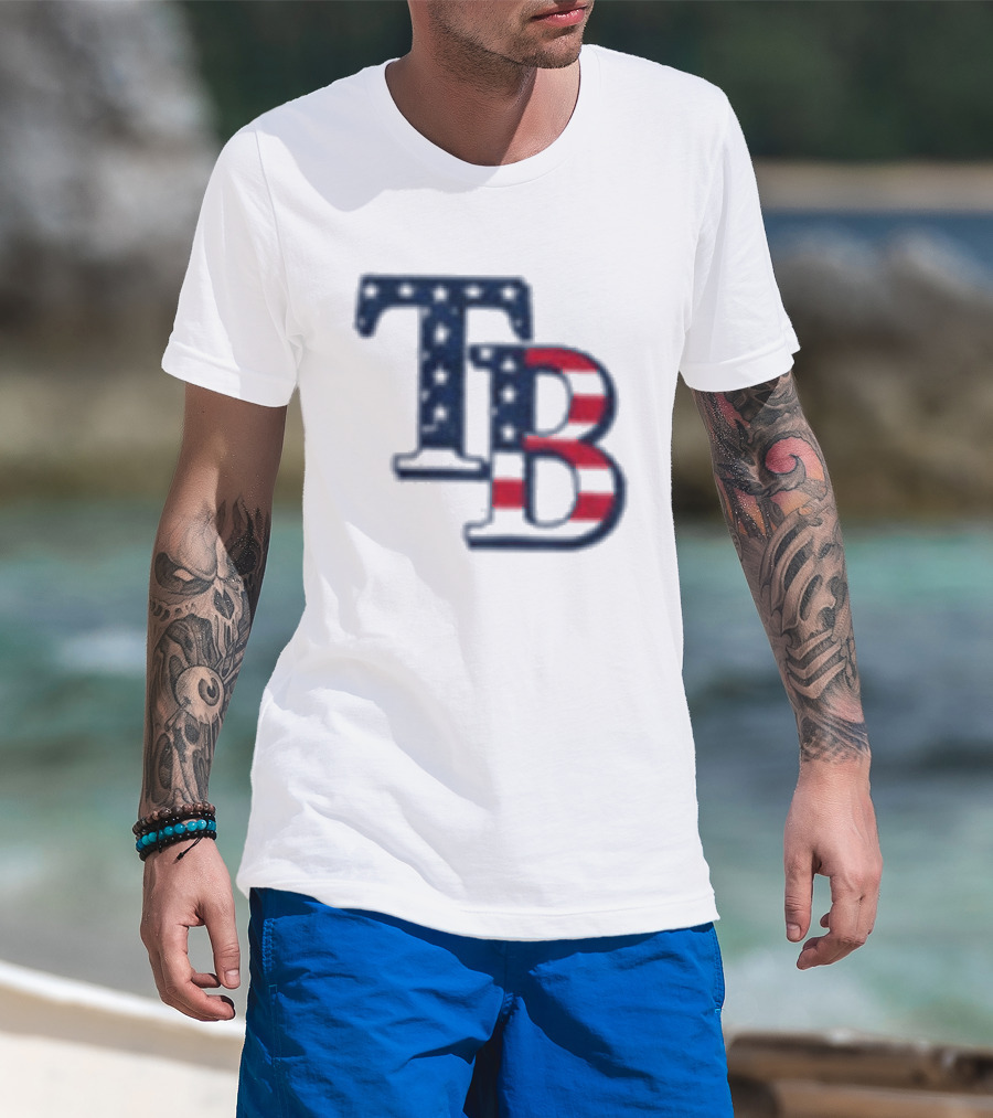 America 250 Years 1776 2026 TB Rays Patriotic Celebration T-Shirt