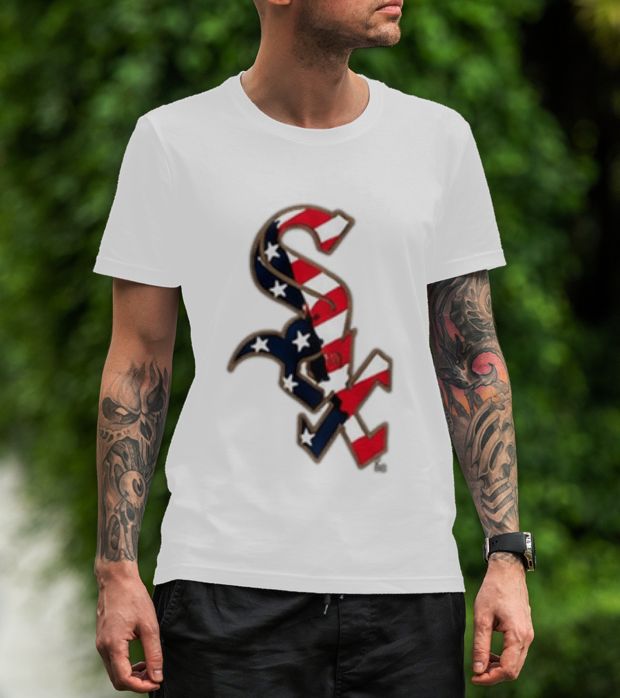 250 Years America 1776 2026 White Sox Stars Stripes MLB T-Shirt