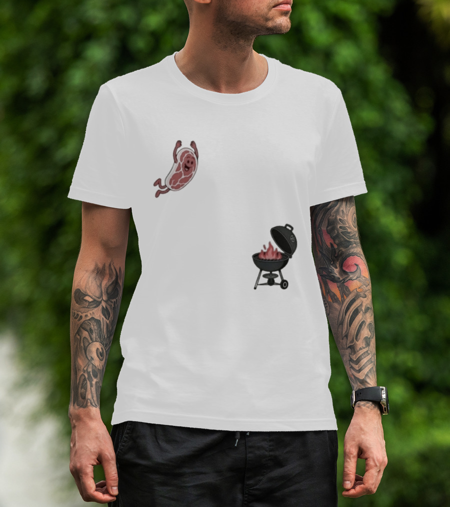 BBQ Jumping Steak 2026 Funny Grill T-Shirt