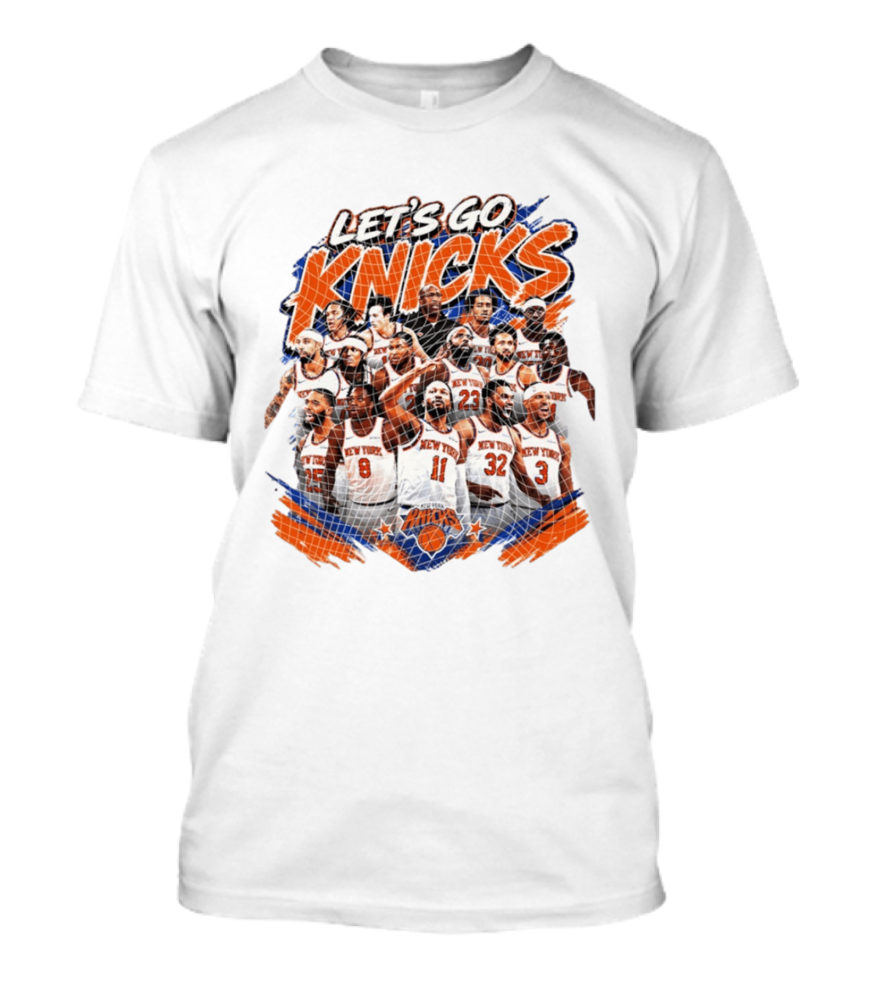 Let's Go Knicks New York Knicks Basketball 2026 Team Players T-Shirt