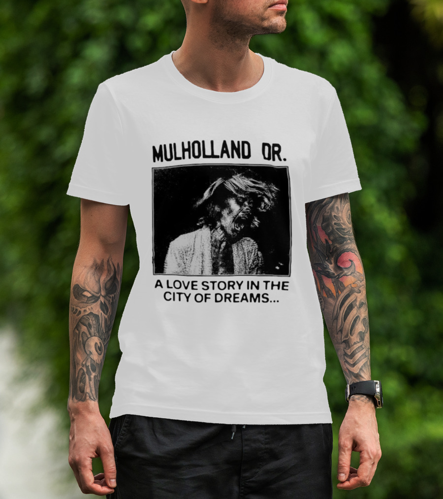 Mulholland Dr. A Love Story In The City Of Dreams Vintage Noir Aesthetic T-Shirt