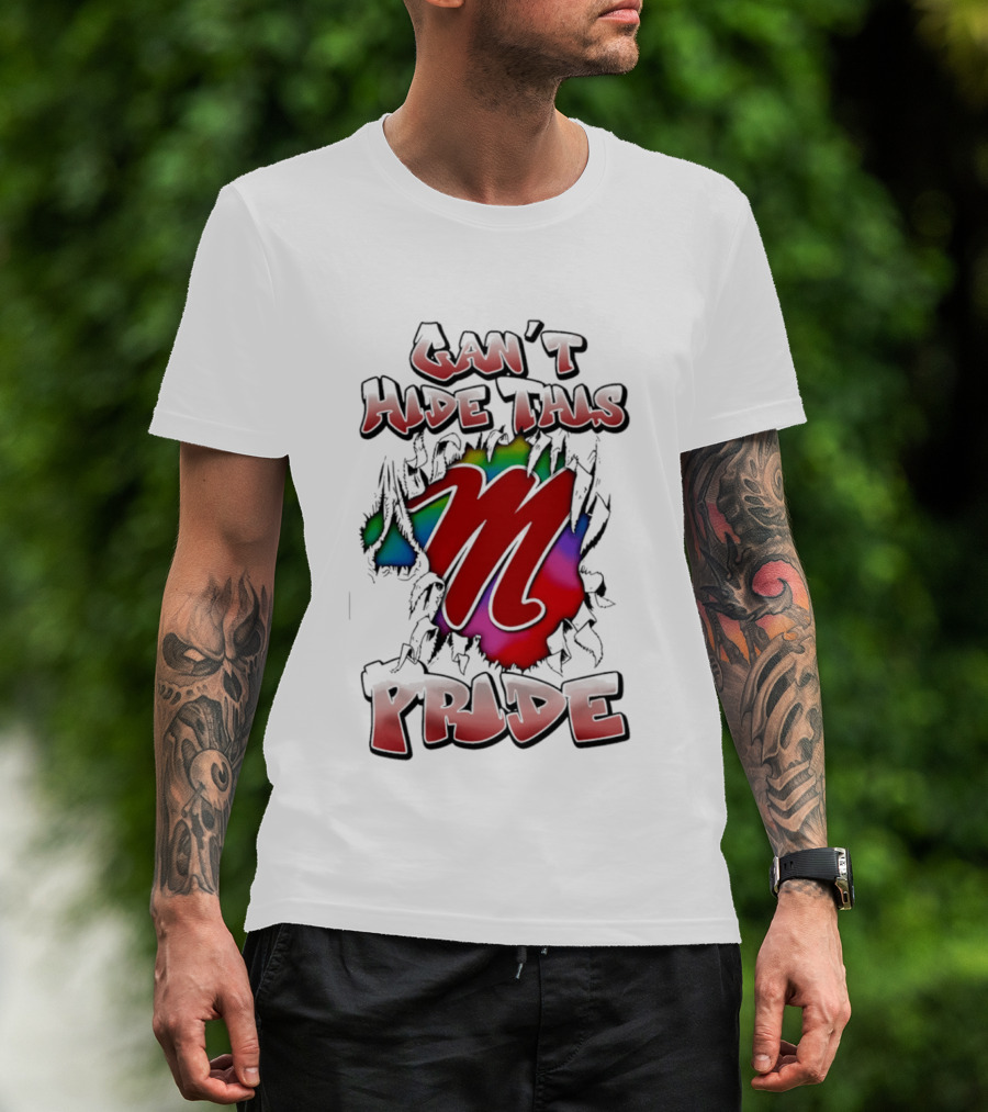 Can't Hide This Pride Ole Miss Rebels M T-Shirt