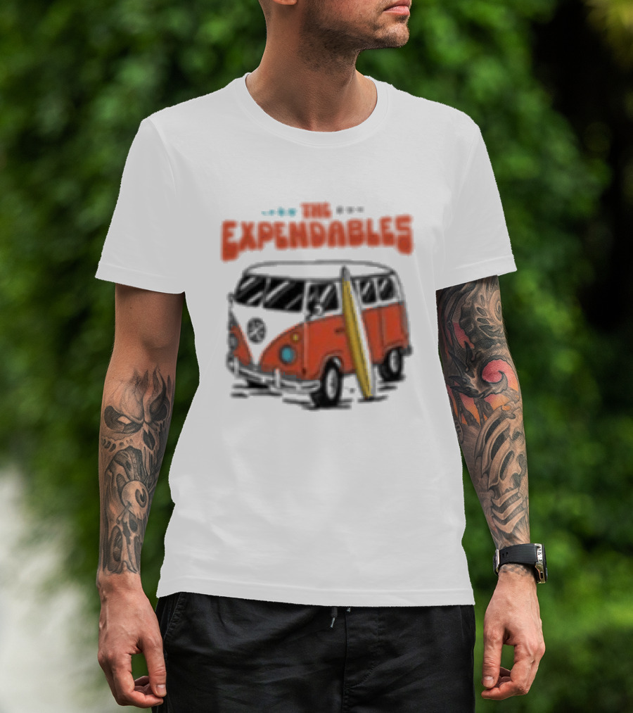 The Expendables Surfer Van Santa Cruz CA T-Shirt
