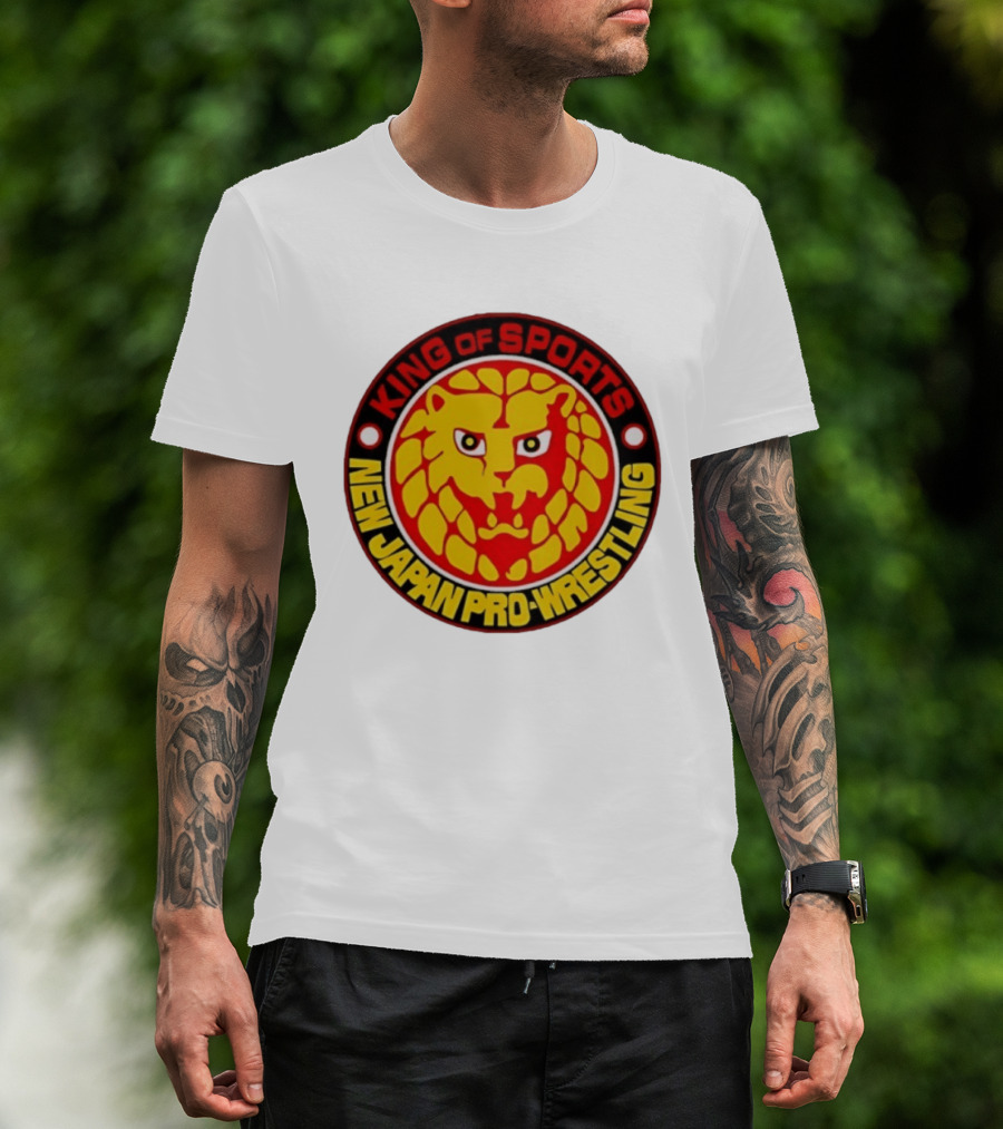 King Of Sports New Japan Pro Wrestling Lion T-Shirt