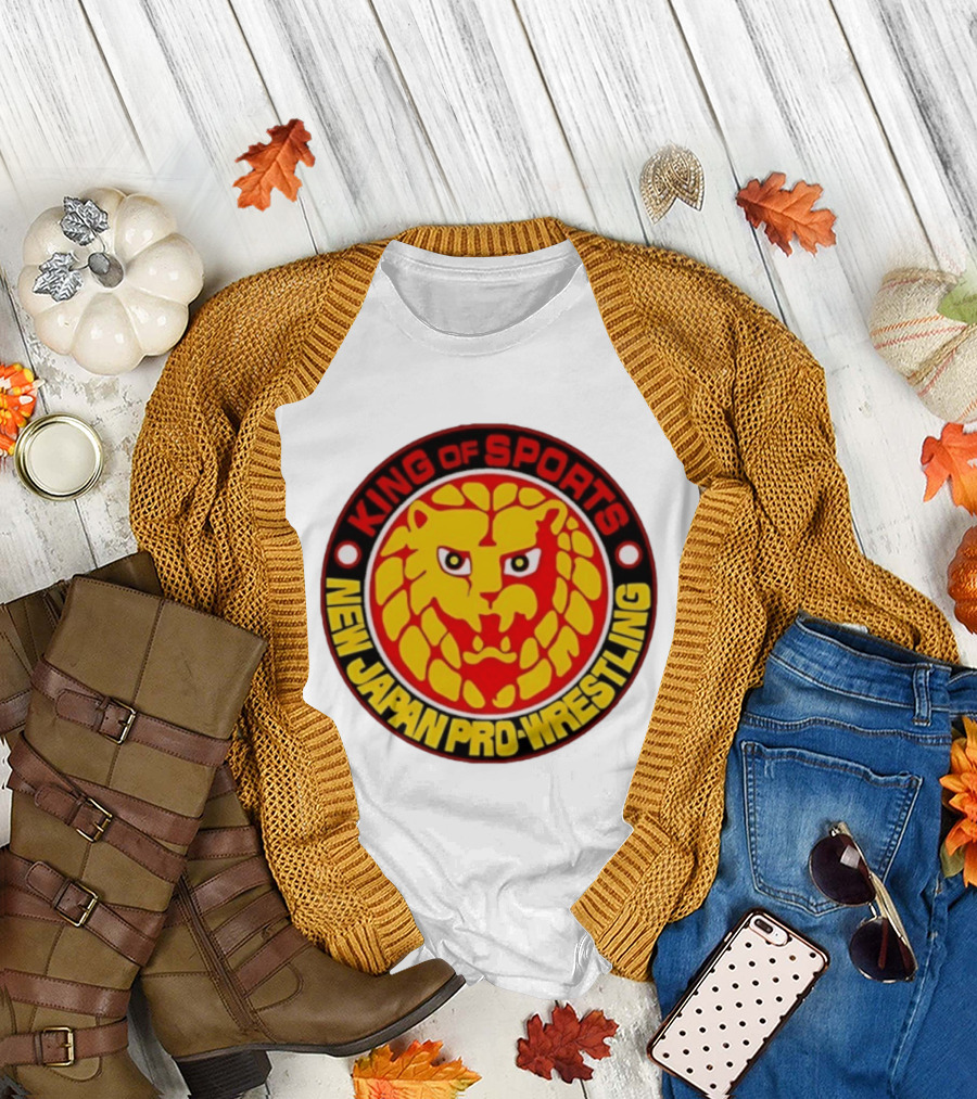 King of Sports New Japan Pro Wrestling Lion T-Shirt