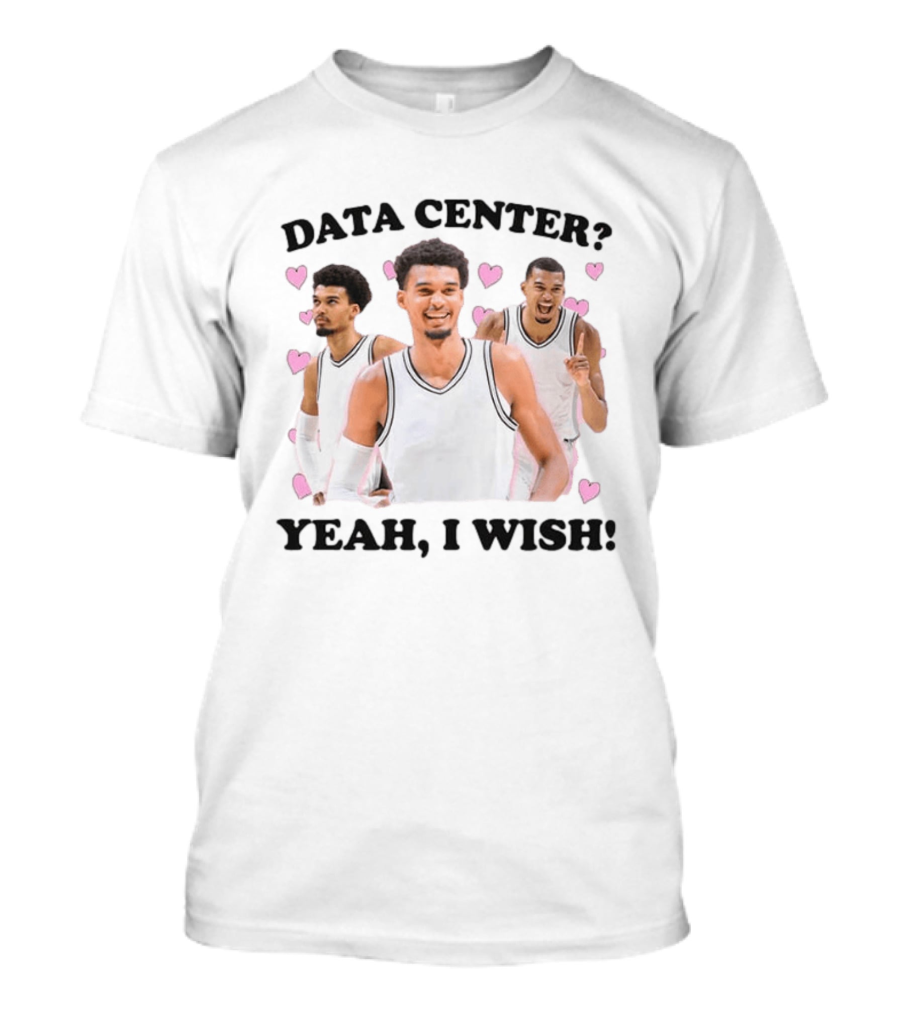 Victor Wembanyama Data Center Yeah I Wish T-Shirt