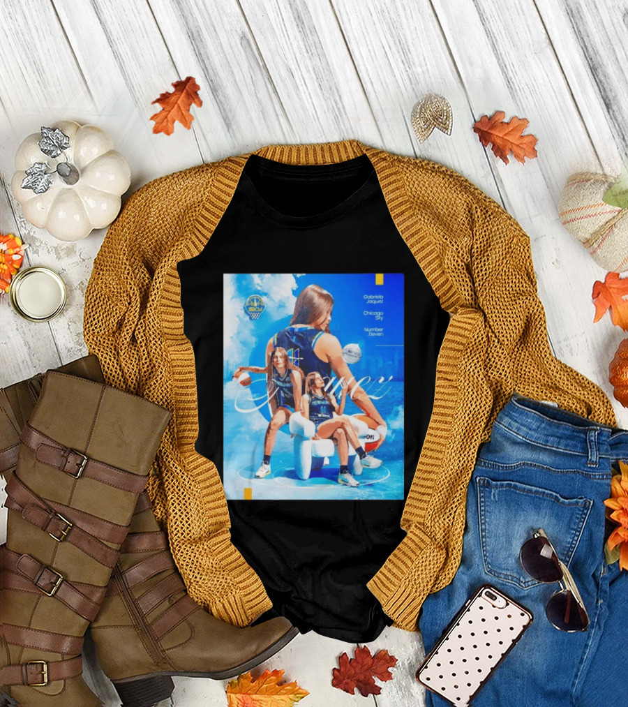 Chicago Sky Gabriela Jaquez Number Eleven Basketball T-Shirt