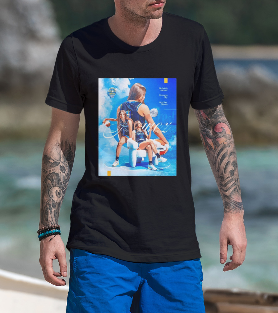 Chicago Sky Gabriela Jaquez Number Eleven Basketball T-Shirt