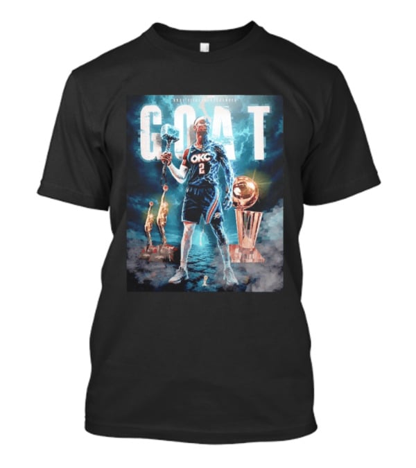 GOAT Shai Gilgeous Alexander OKC Thunder MVP And Awards T-Shirt