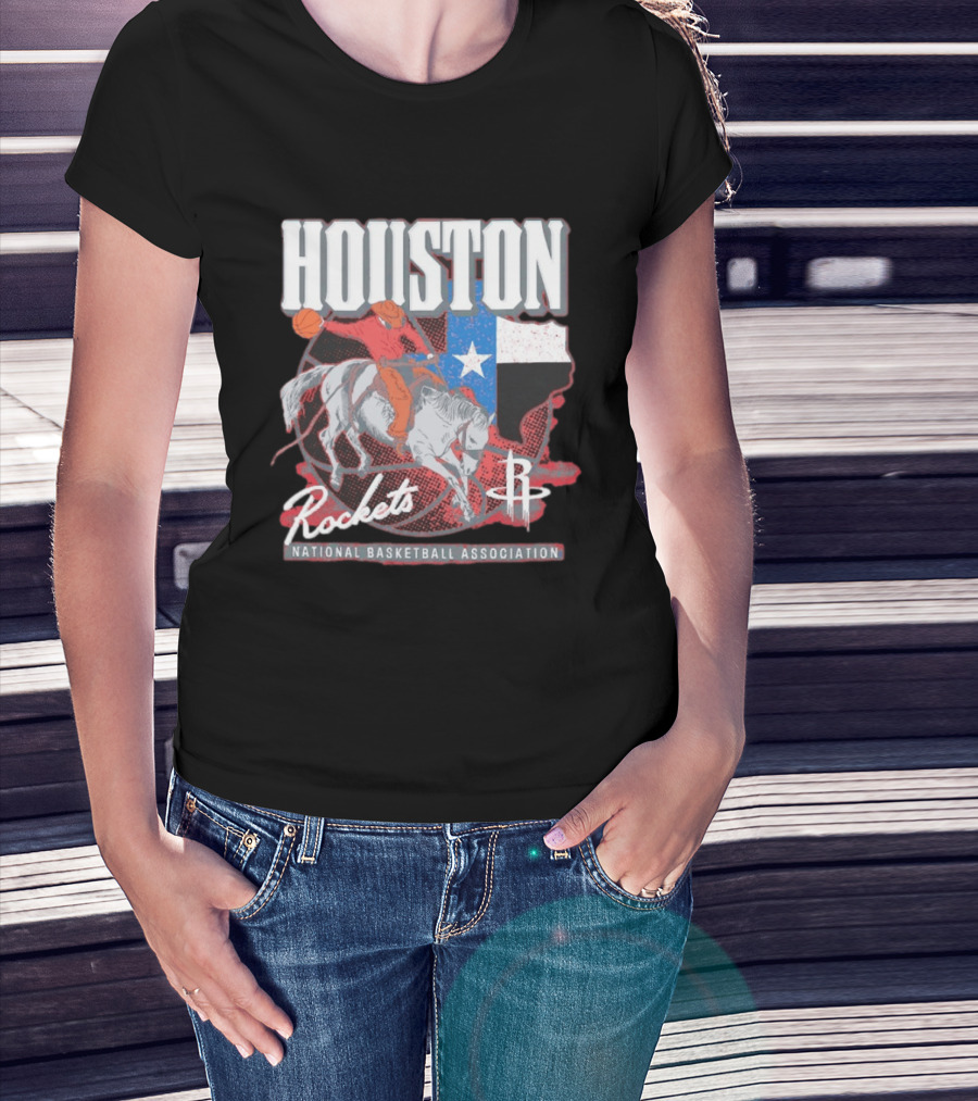 Houston Rockets National Basketball Association Texas Cowboys Basketball T-Shirt
