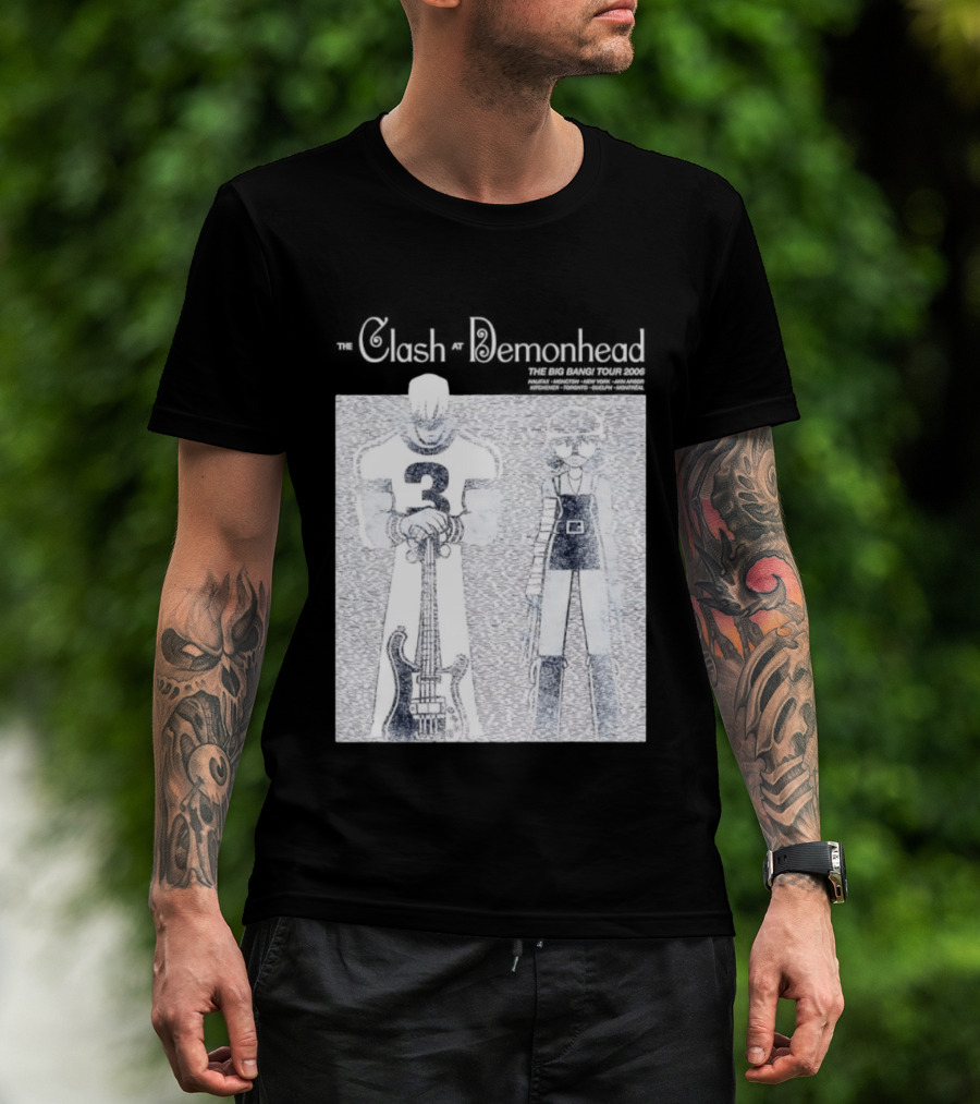 The Clash At Demonhead The Big Bang Tour 2006 Band Art Comic T-Shirt