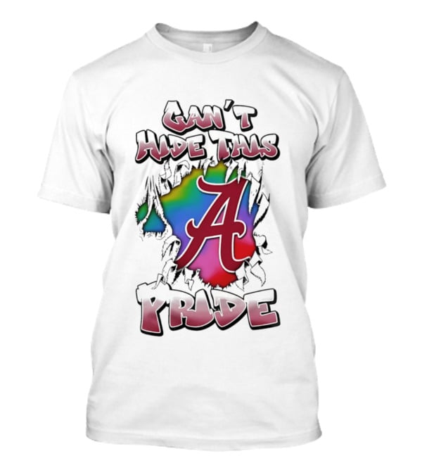 Alabama Crimson Tide Can't Hide This Pride A Logo Burst T-Shirt